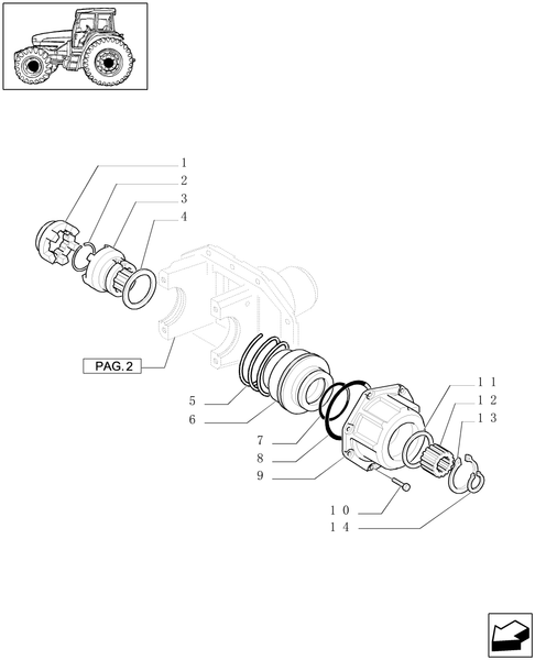 TL90A-1.40. 5/02[04] - (VAR.322) HIGH SPEED RING GEAR AND PINION - 4WD - SLEEVES AND COVER PLATE