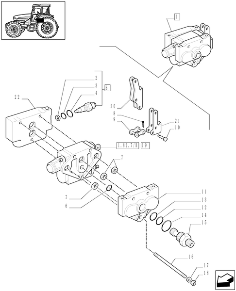 TL90A-1.82.7[07] - DOUBLE EFFECT DISTRIBUTOR - CONTROL VALVES & GASKETS - D5631