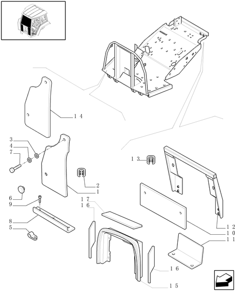 TL90A-1.83.0/01[02] - (VAR.101) SOUND PROOFING - COVER