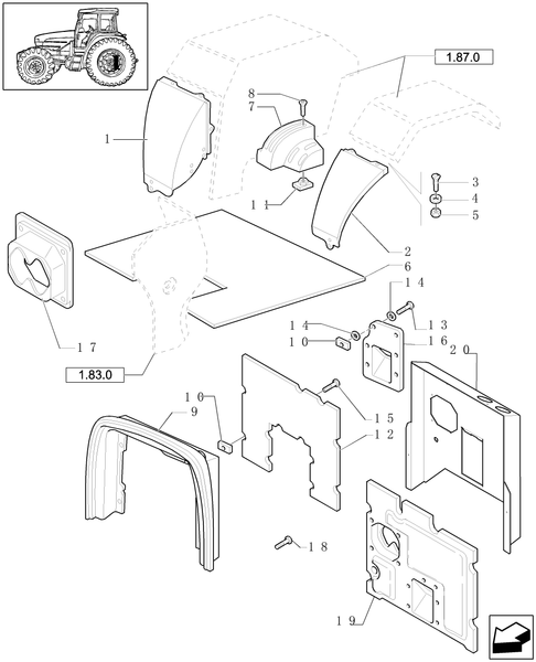 TL90A-1.87.1 - MATTING & GUARDS (L/CAB)