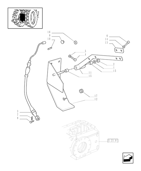 TL90A-1.89.5 - (VAR.216) AUTOMATIC TRAILER HITCH - W/CAB