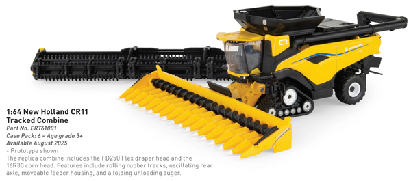 ERT61001 1:64 New Holland CR11 Tracked Combine Toy