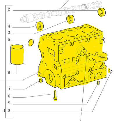 504067406 CYLINDER BLOCK