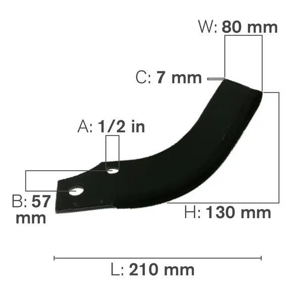 63.000.019 C Shaped Tillage Blade