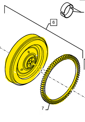 MT40355987 FLYWHEEL