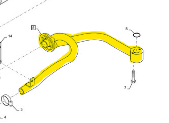 MT40209962 SUCTION PIPE