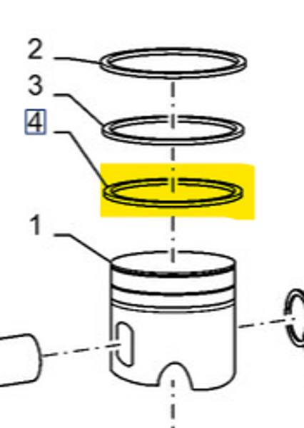 MT40265556 RING, OIL SCRAPER