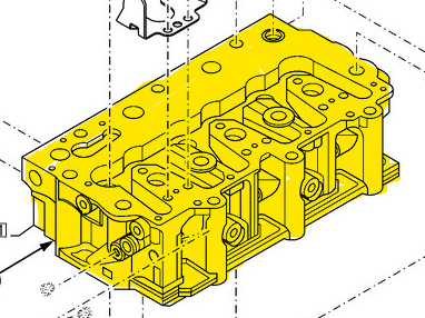 73379131 CYLINDER HEAD