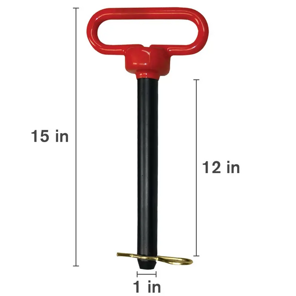 712HPR Red Head Hitch Pin