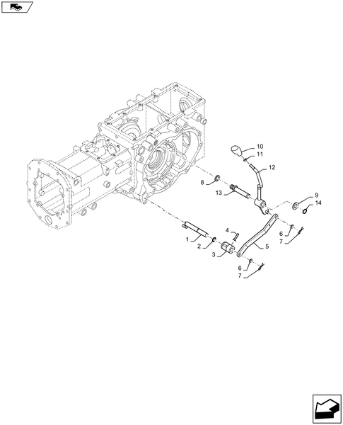 WORKMASTER 35 (2012-2015)-31.101.AC[01] - SHIFT LEVER & FORK - PTO - 4WD