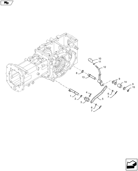 WORKMASTER 35 (2012-2015)-31.101.AC[02] - SHIFT LEVER & FORK - M/PTO - 4WD