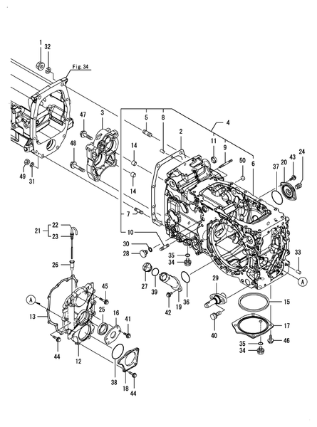 LX450 (YAN)-038 TRANSMISSION CASE