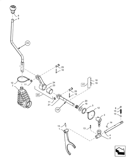 Diagrams of all the parts for the Workmaster 50-21.130.AZ[06] - CENTRAL REDUCTION GEAR, EXT, 2WD at BRIM:Parts.