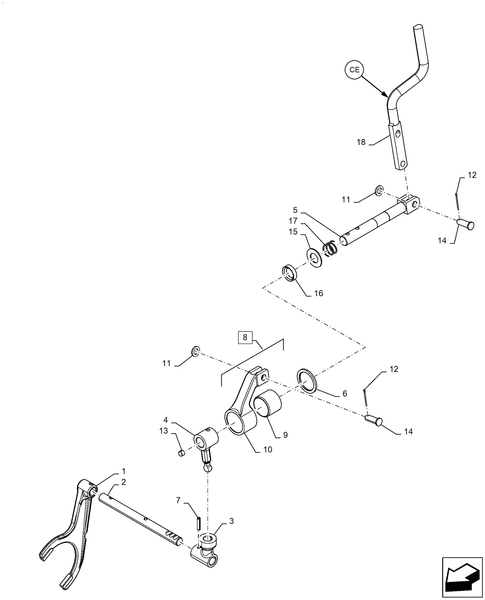 Diagrams of all the parts for the Workmaster 50-21.130.AZ[08] - CENTRAL REDUCTION GEAR, EX, 2WD at BRIM:Parts.