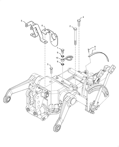 Diagrams of all the parts for the Workmaster 50-35.100.AP[09] - HYDRAULIC LINE HOUSING at BRIM:Parts.