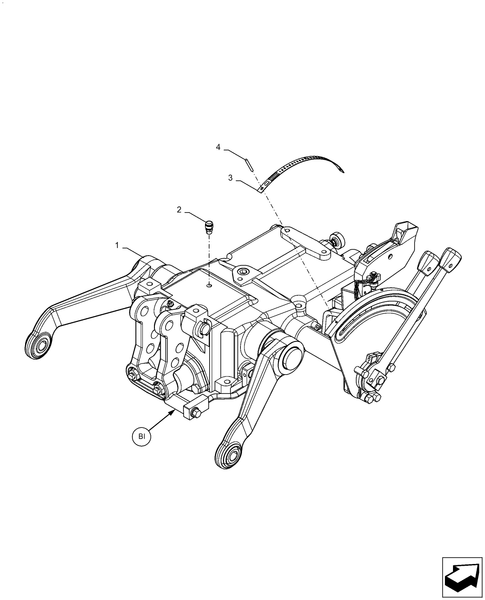 Diagrams of all the parts for the Workmaster 50-35.100.BI[01] - HYDRAULIC CYLINDER LIFT at BRIM:Parts.