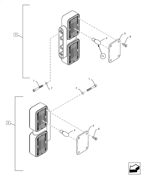 Diagrams of all the parts for the Workmaster 50-55.404.CL[01] - TURN SIGNAL INDICATOR at BRIM:Parts.