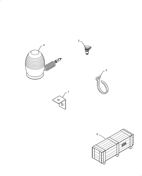 Diagrams of all the parts for the Workmaster 50-88.100.55[02] - DIA KIT, BEACON LAMP at BRIM:Parts.