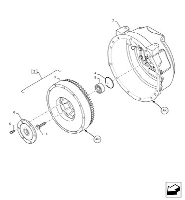 Workmaster 50-10.103.AH[01] - FLYWHEEL