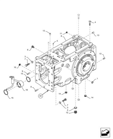 Workmaster 50-27.100.AB[02] - AXLE HOUSING, REAR