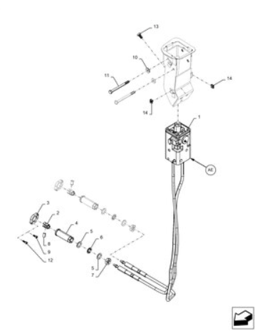 Workmaster 50-35.724.AG[01] - CONTROL, JOYSTICK, DIVERTER