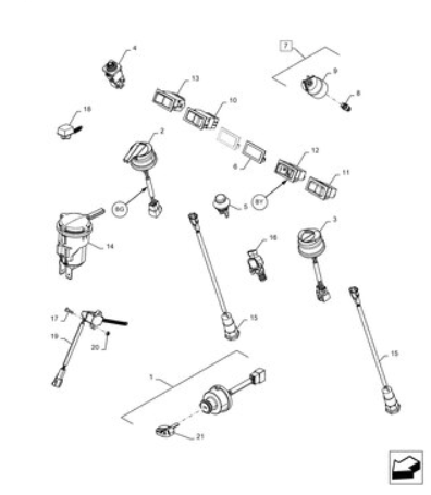 Workmaster 50-55.512.BG[01] - MAIN, CONTROL SWITCHES