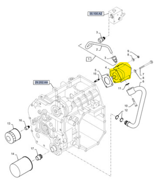 MT40285258 PUMP, HYDROSTATIC