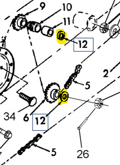 251587 BEARING ASSEMBLY [PKG of 2]