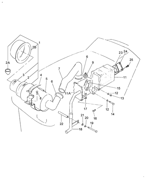 TC30 01-06G01 AIR CLEANER & MUFFLER