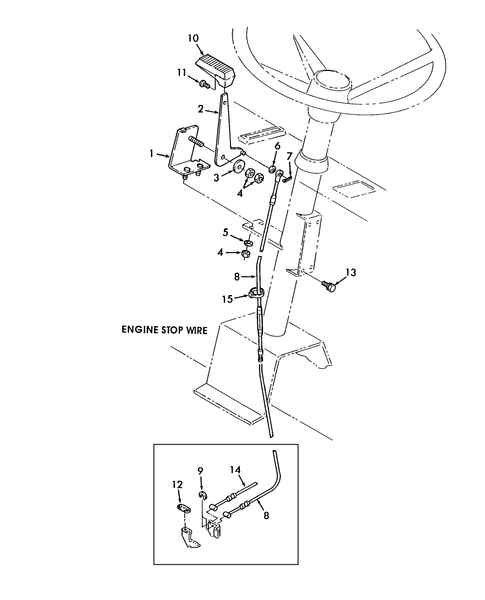 TC30 02-09B01 THROTTLE CONTROLS, HAND