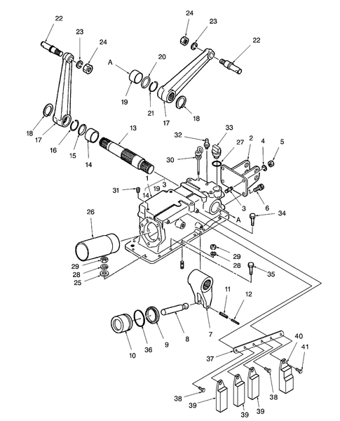 TC30 07-05A01 HYDRAULIC LIFT COVER & ARMS