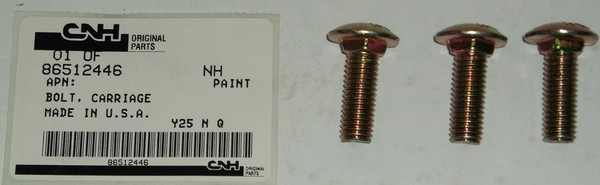 86512446 BOLT, CARRIAGE [PKG of 5]