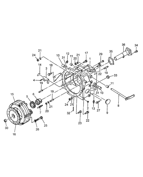 TC29DA 03-03.01 DOUBLE CLUTCH & CLUTCH CASE, W9 X 3