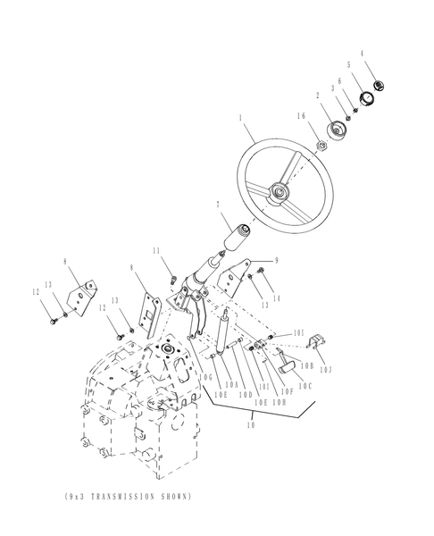 TC29DA 04-04.01 STEERING COLUMN, TILT