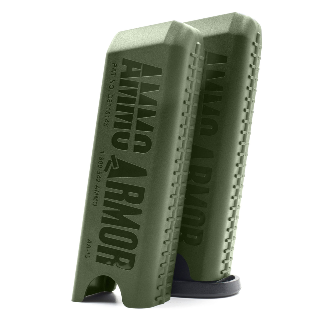 Olive Drab Ammo Armor (four pack) for Byrna HD Compatible Magazines