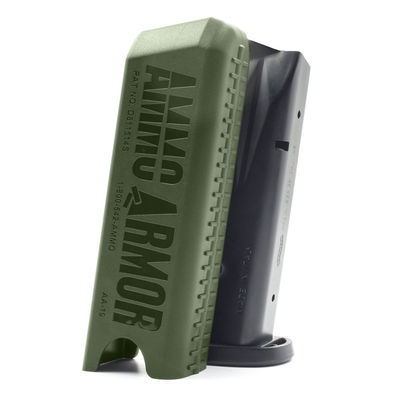 Olive Drab Ammo Armor (three pack) for Byrna SD Compatible Magazines