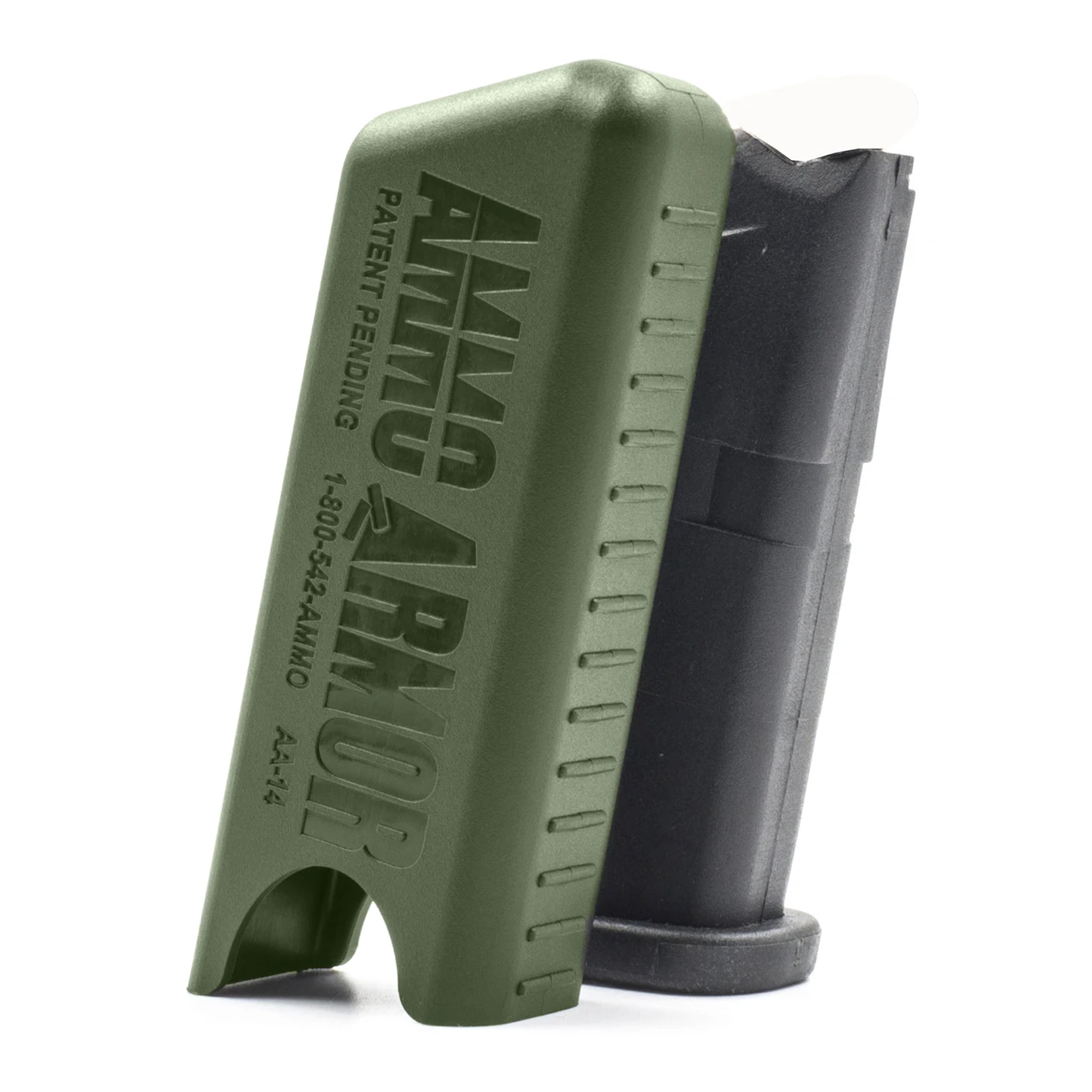 Olive Drab Ammo Armor (four pack) for Glock 42 Magazines