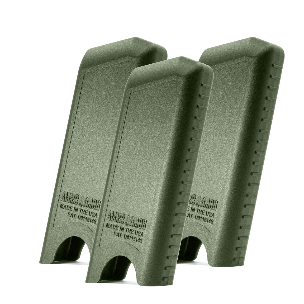 Olive Drab Ammo Armor (three pack) for Glock 43X Magazines