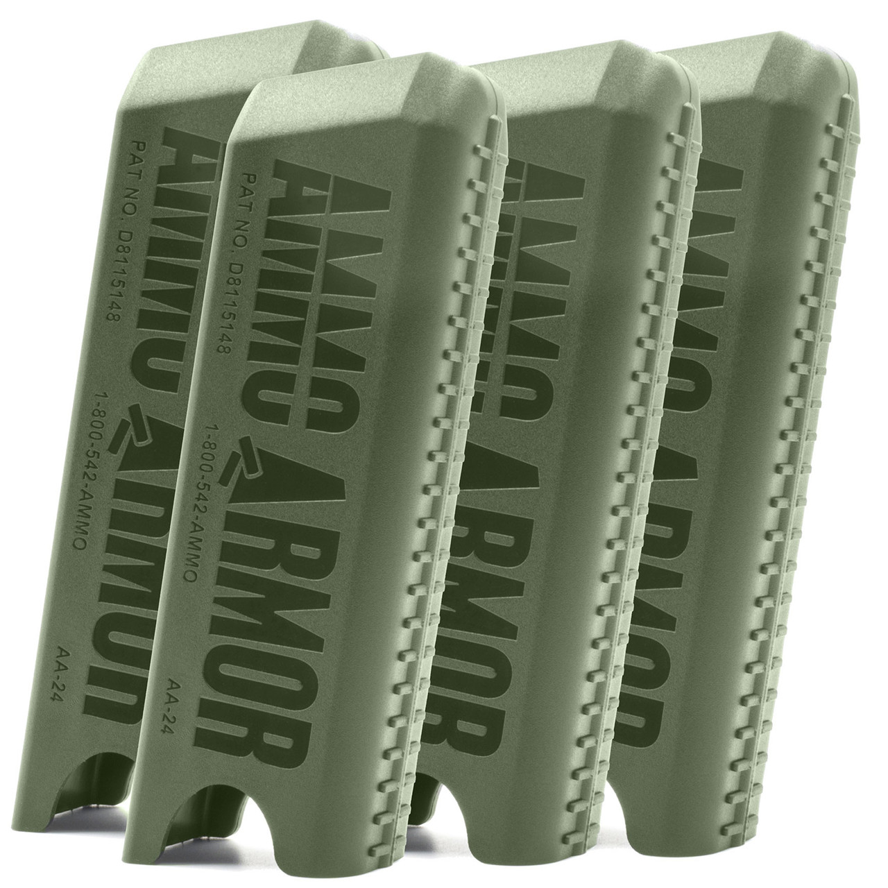 Olive Drab Ammo Armor (four pack) for H&K 45 Magazines