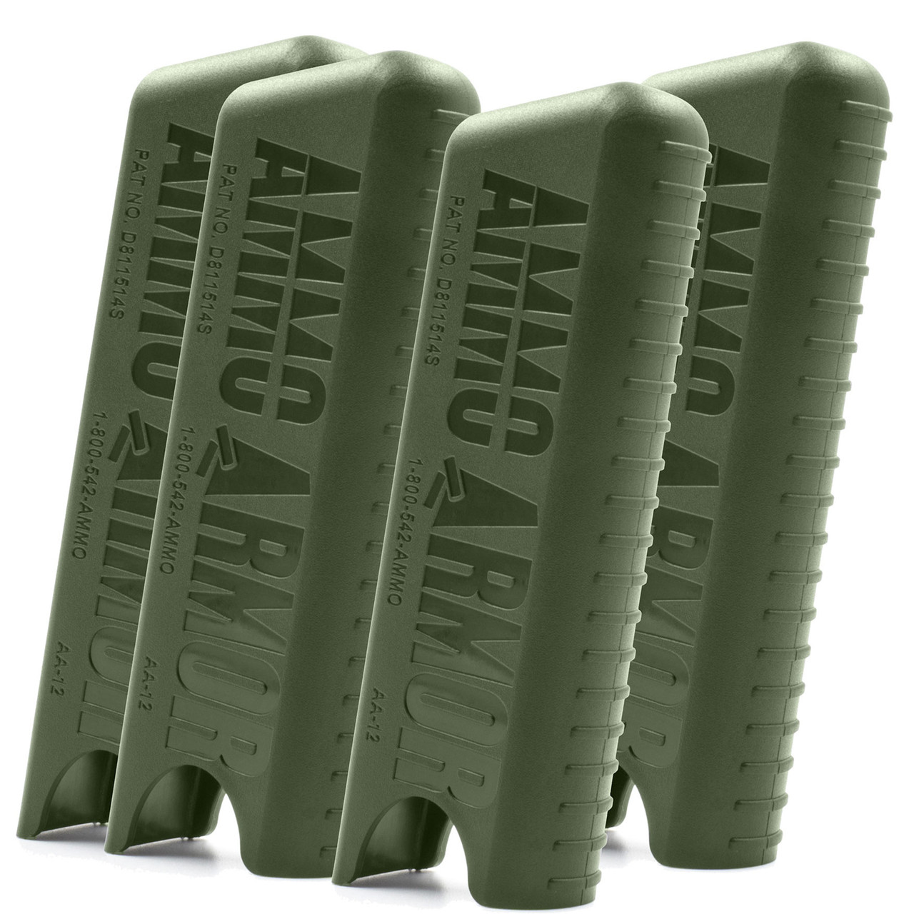 Olive Drab Ammo Armor (four pack) for Kahr ST9 & ST40 Magazines