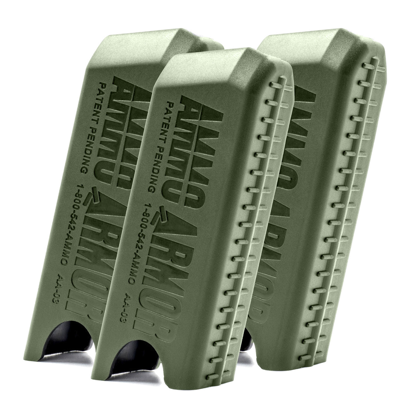 Olive Drab Ammo Armor (three pack) for Smith & Wesson M&P 9c M2.0 Magazines