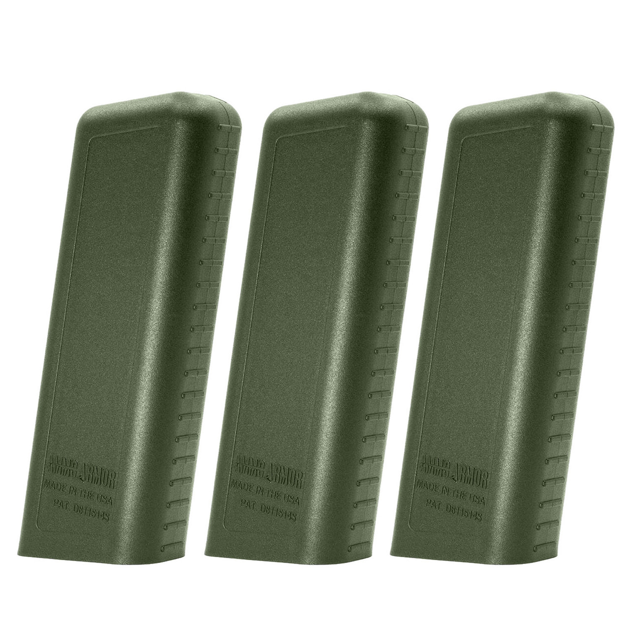 Olive Drab Ammo Armor (three pack) for Smith & Wesson M&P Shield 9 EZ Magazines
