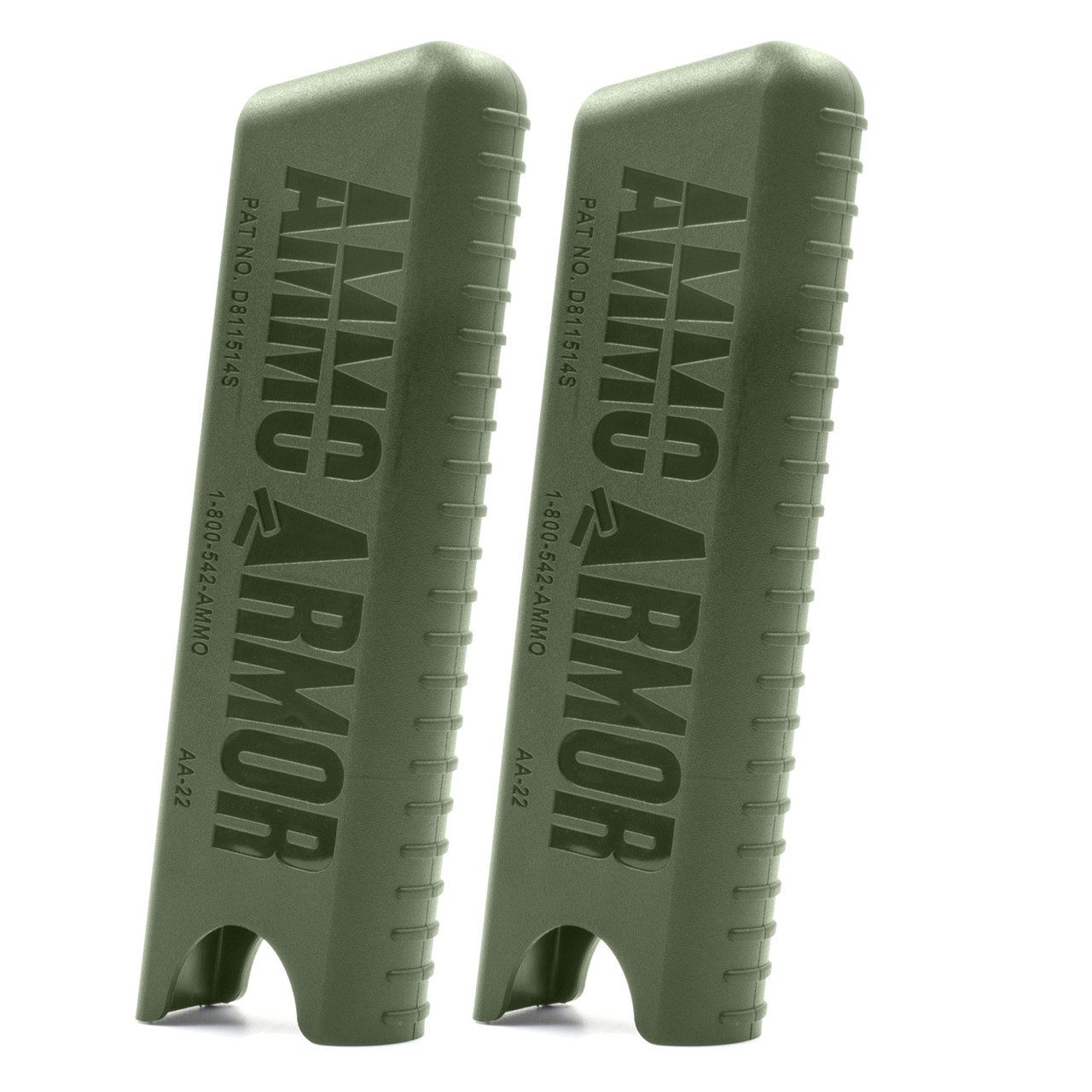 Olive Drab Ammo Armor (two pack) for Smith & Wesson Model 39 Magazines