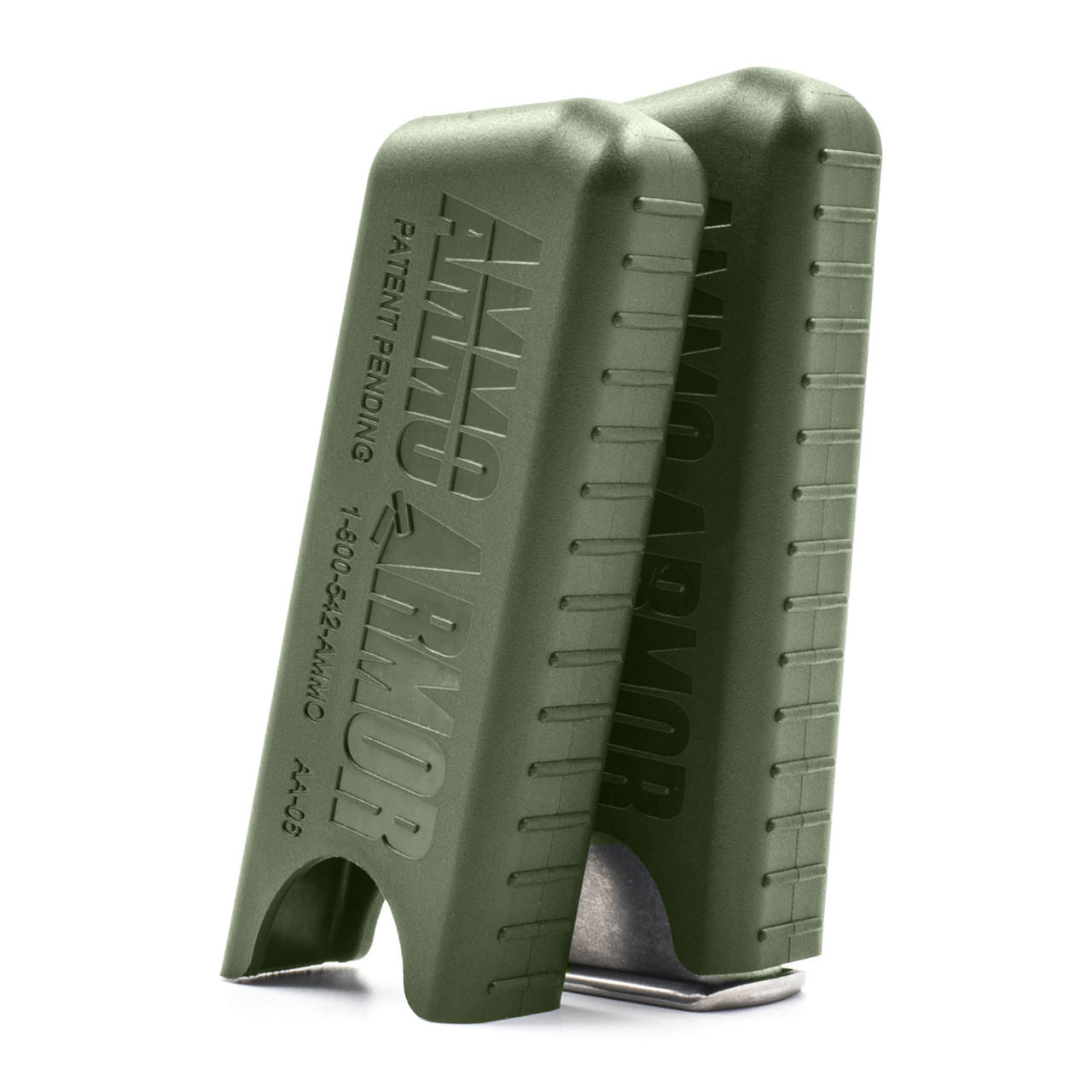 Olive Drab Ammo Armor (four pack) for Springfield 911 (.380) Magazines