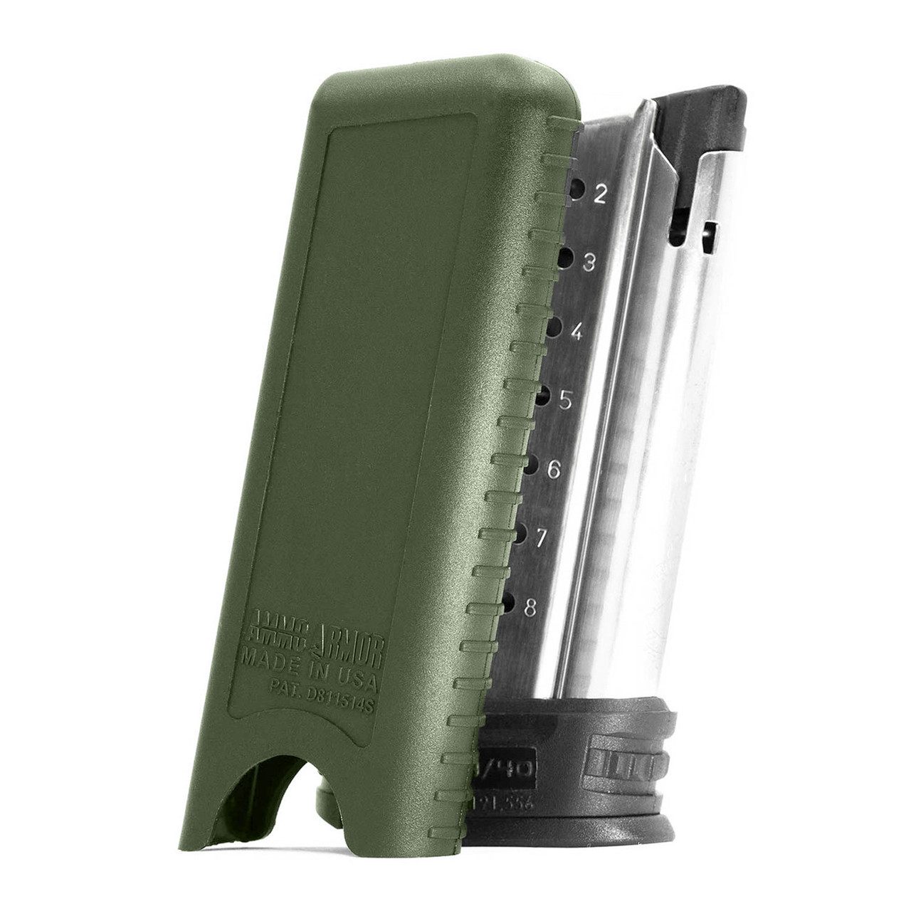Olive Drab Ammo Armor (four pack) for Springfield XDE 9mm Magazines