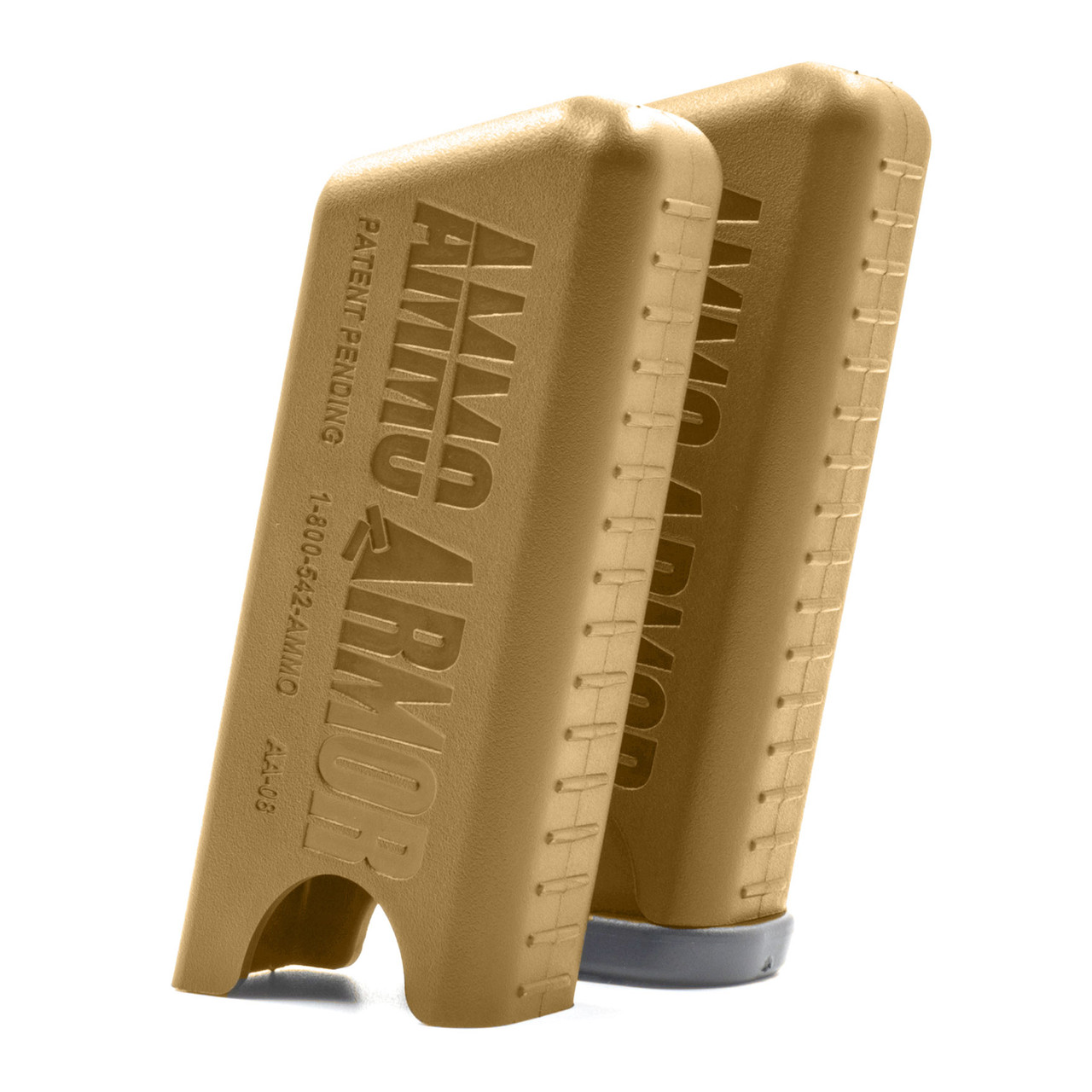 Desert Tan Ammo Armor 2 PACK for Glock 43 Magazines