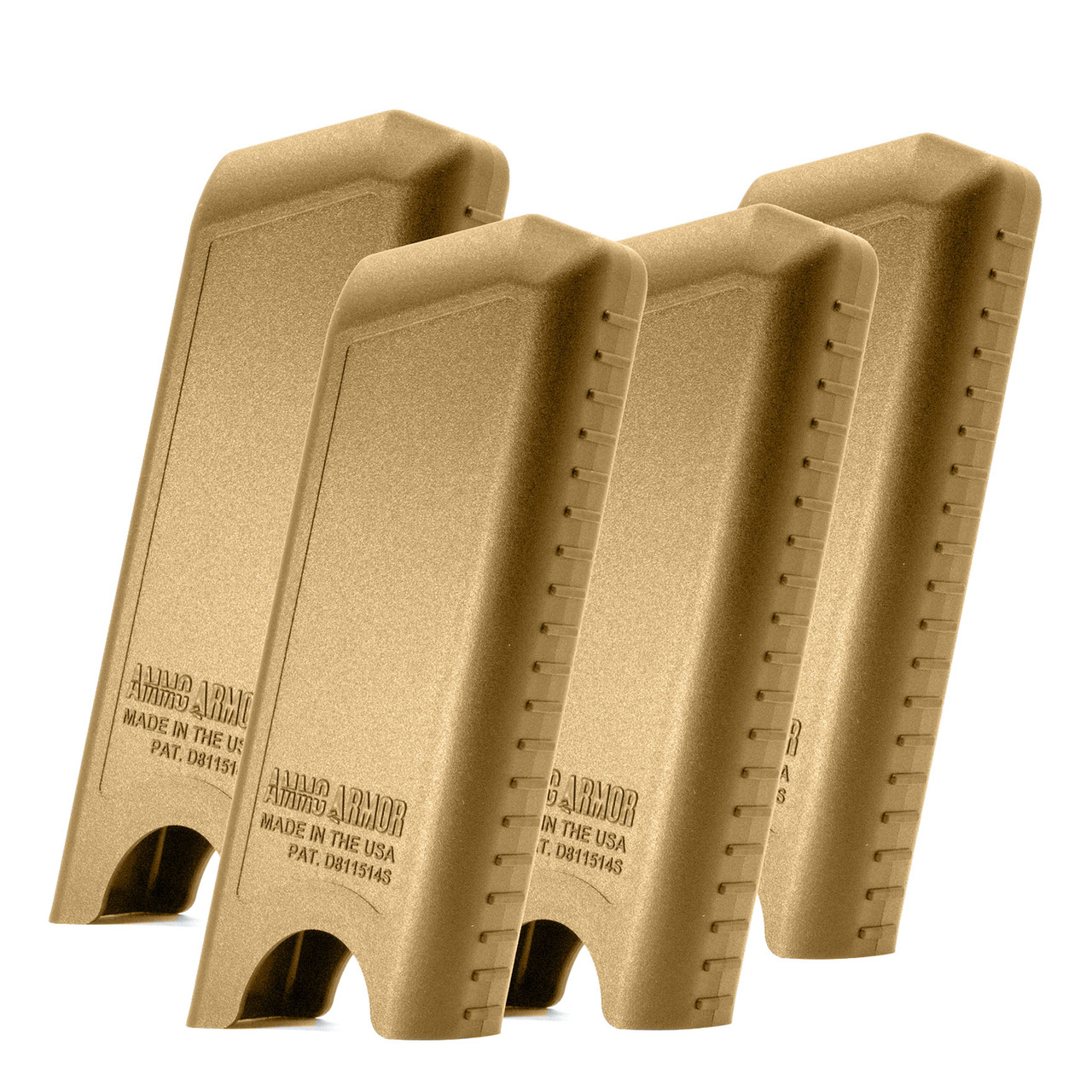 Desert Tan Ammo Armor 4 PACK for Glock 43X Magazines