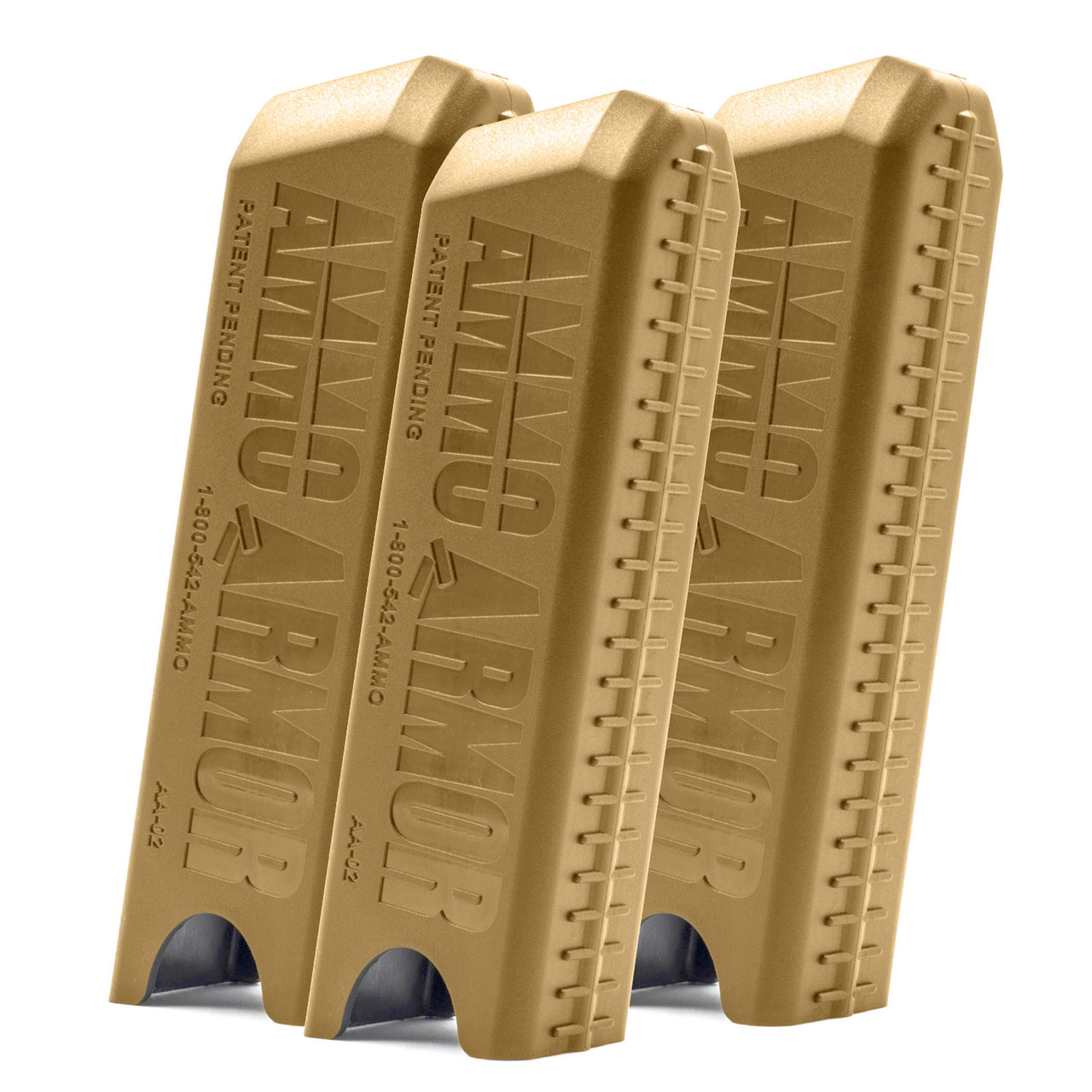 Desert Tan Ammo Armor 3 PACK for H&K VP9 Magazines
