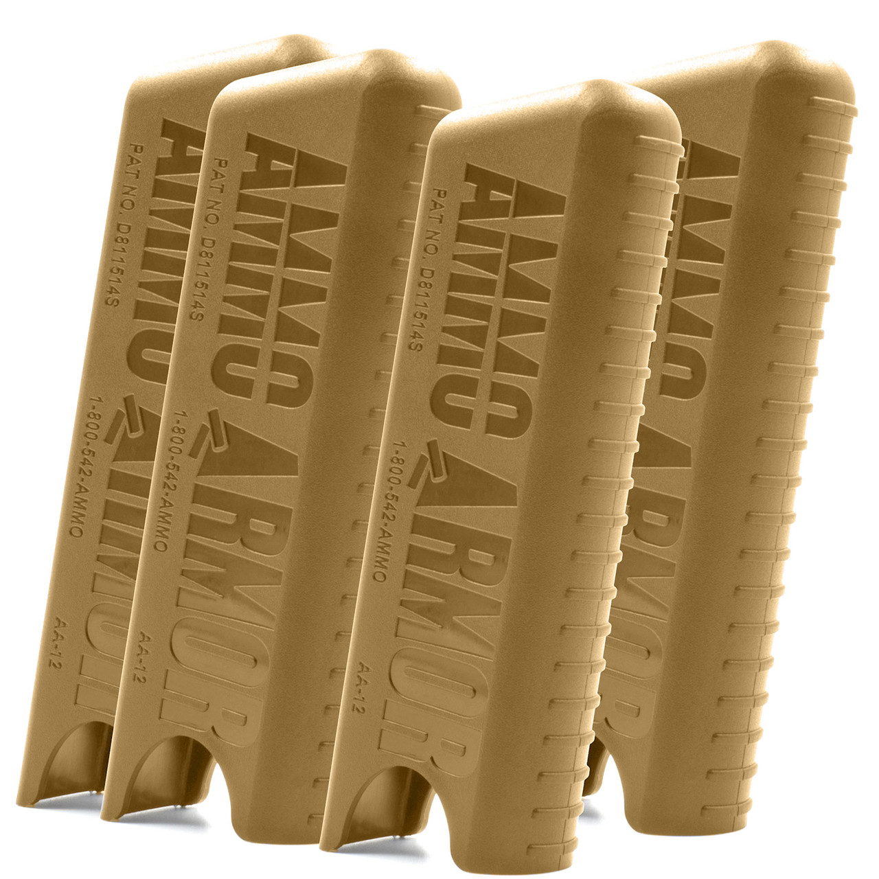 Desert Tan Ammo Armor 4 PACK for Kahr CT9 & CT40 Magazines