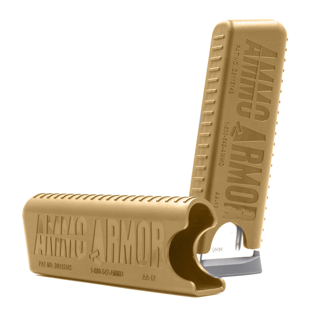 Desert Tan Ammo Armor 2 PACK for Kahr T9 & T40 Magazines